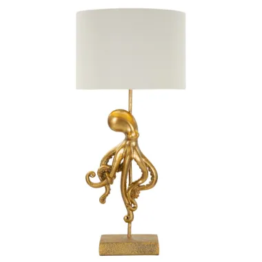 LAMPA STOŁOWA OCTOPUS GOLD 30,5X64,5 cm